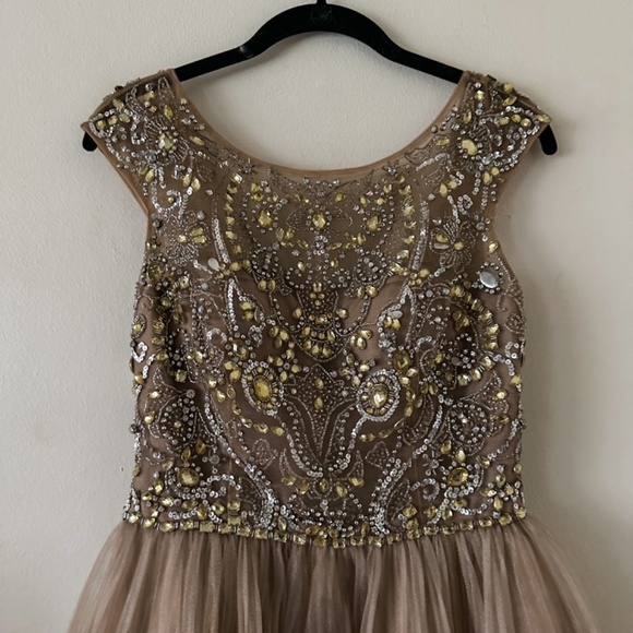 Sherri Hill Beaded Cocktail Dress - Picture 2 of 16